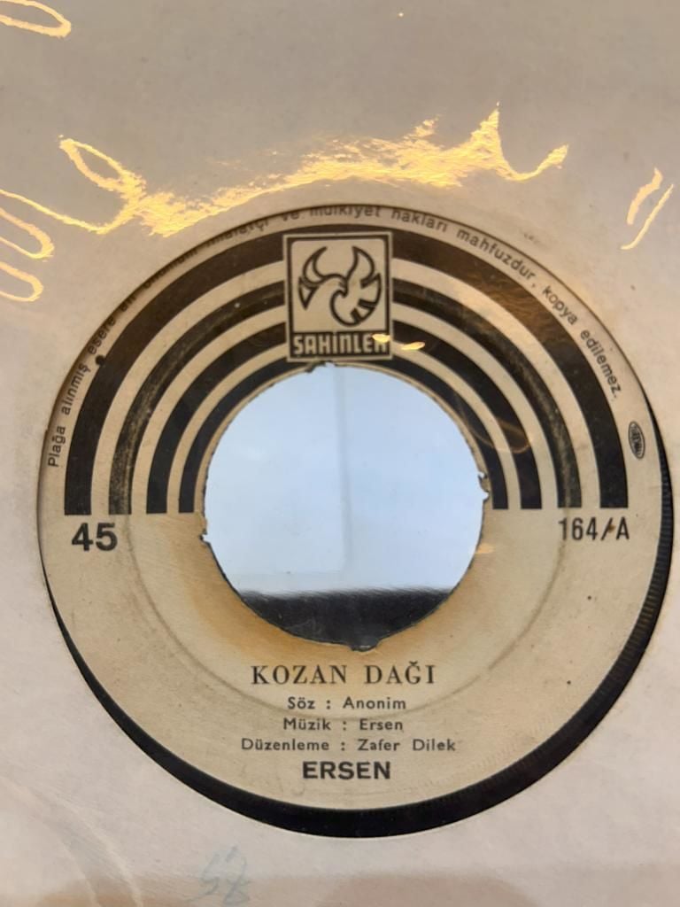 Ersen – Kozan Dağı / Kara Yazı 1972 BASKI 45LİK