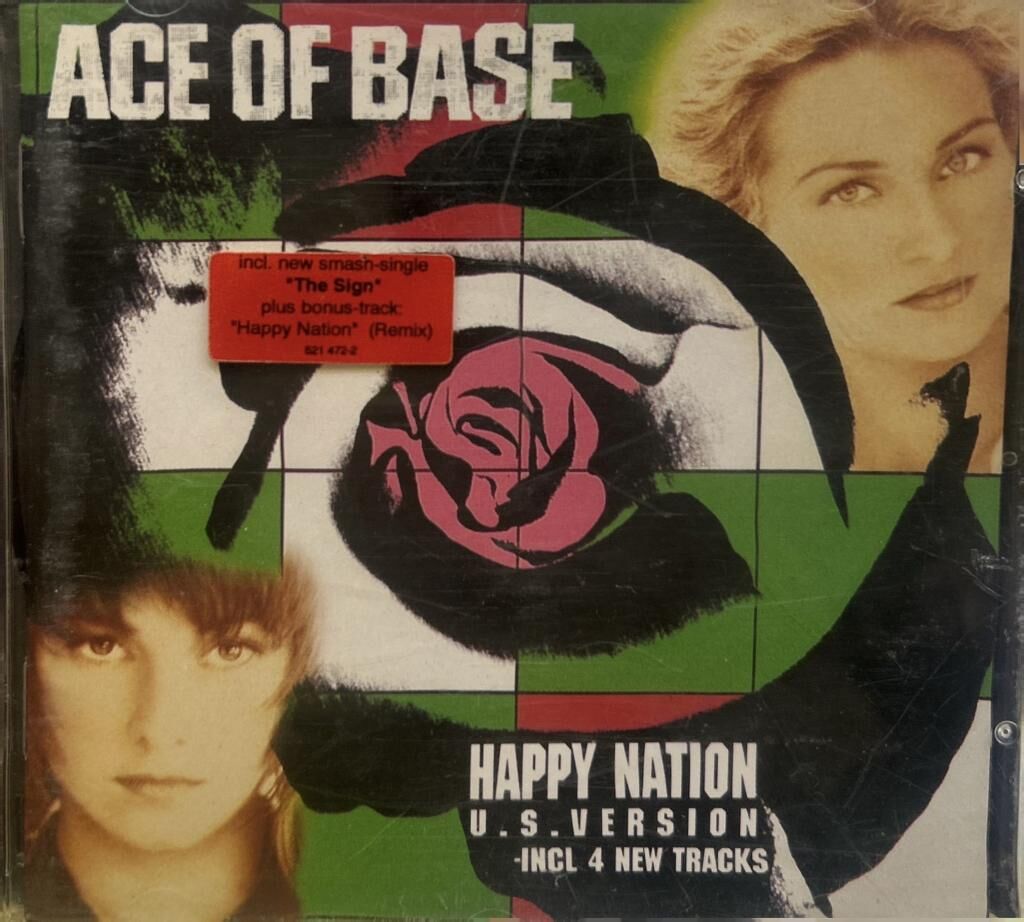 DİKKAT DİKKAT CD CD Ace Of Base – Happy Nation (U.S. Version) 1993 BASKI CD