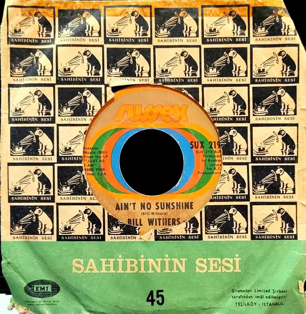 Bill Withers – Harlem / Ain't No Sunshine 45'lik