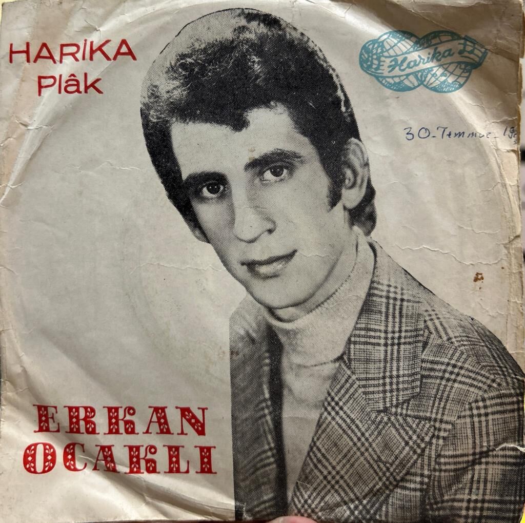 Erkan Ocaklı ‎– Trabzonun Kazaları / O Sevdalı Gözlere 1973 Baskı 45lik