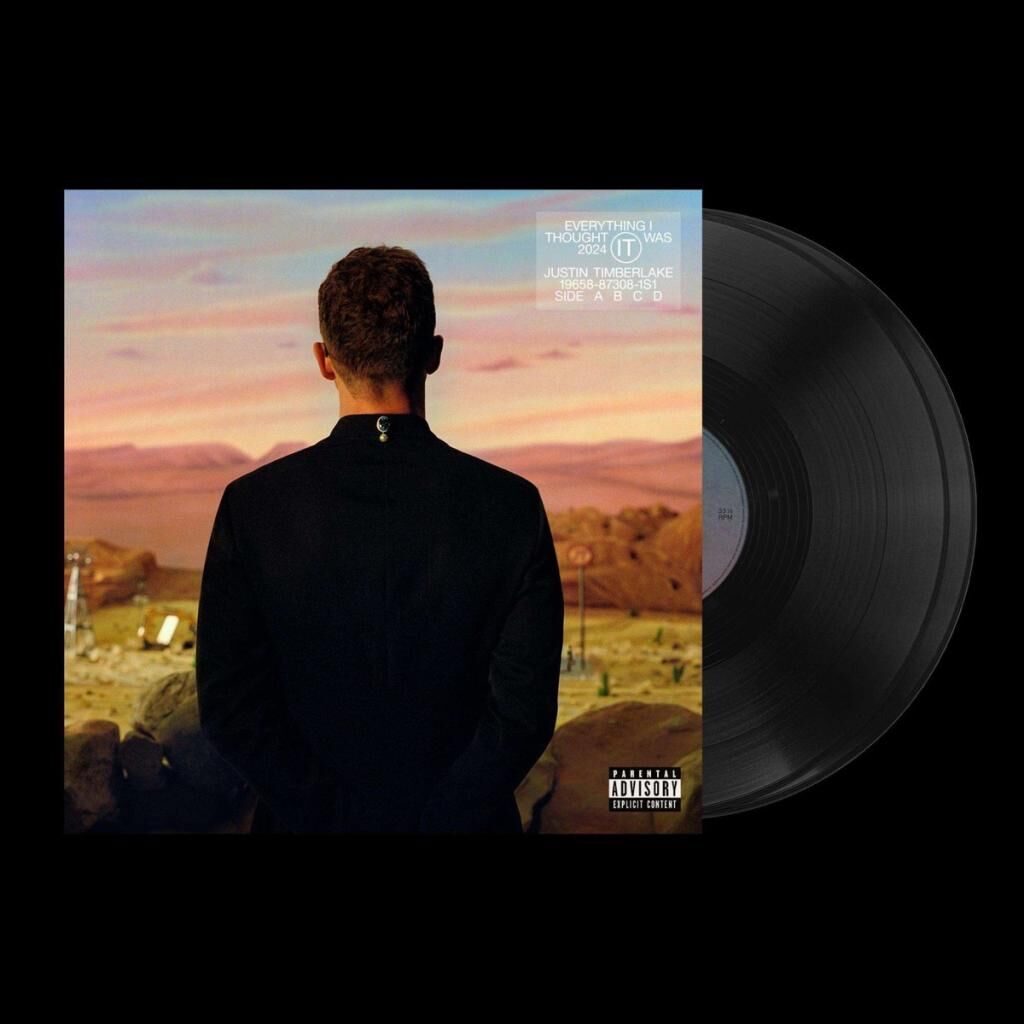 Justin Timberlake - Everything I Thought It Was - (METALLIC SILVER&BLACK VINYL) Plak