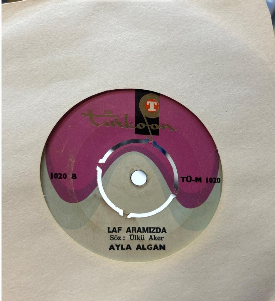 Ayla Algan – Aşk Mı Bu / Laf Aramızda 1973 BASKI  45LİK