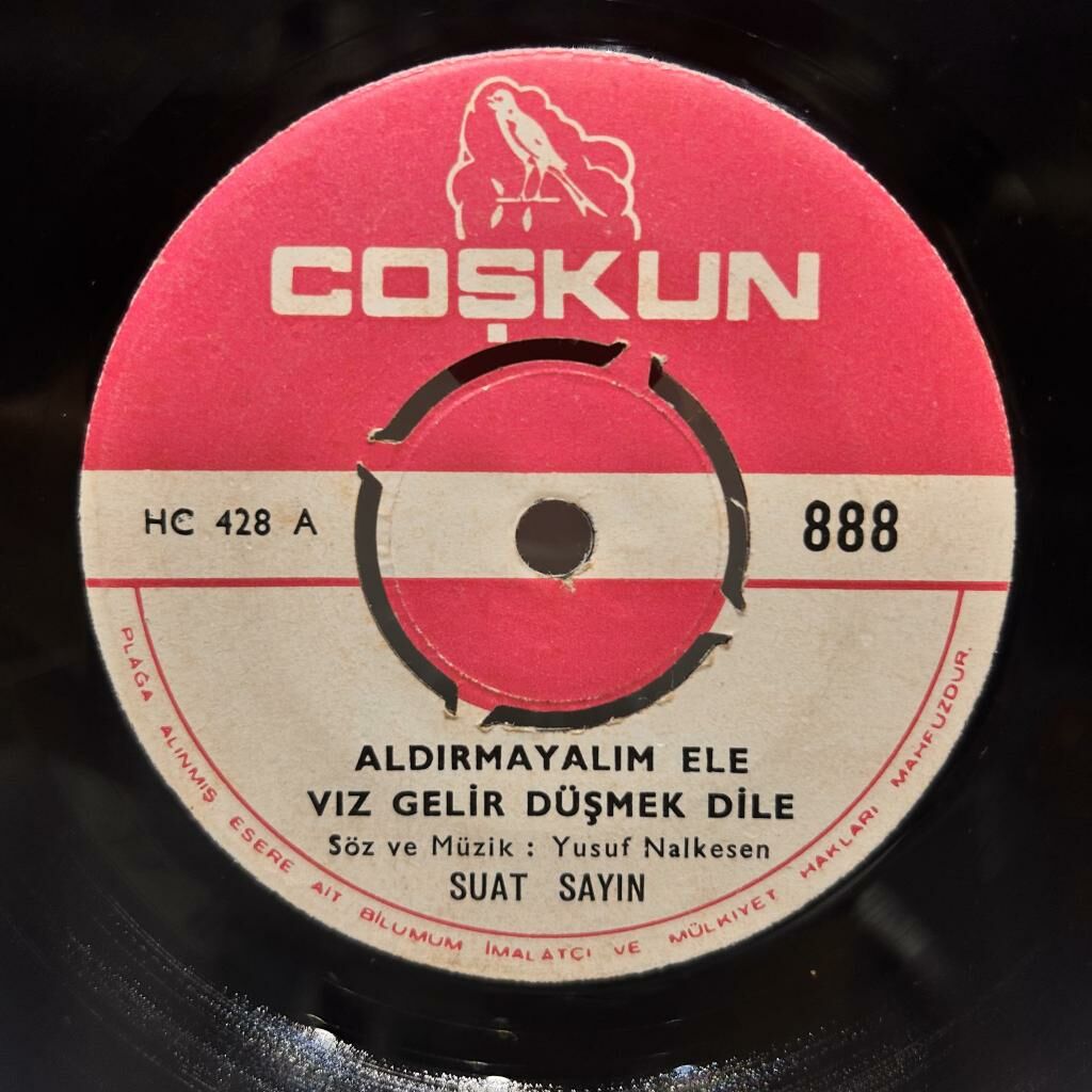 Suat Sayın ‎– Aldırmayalım Ele Vız Gelir Düşmek Dile / Zalimin Zulmü Varsa Mazlumun Allahı Var 45LİK