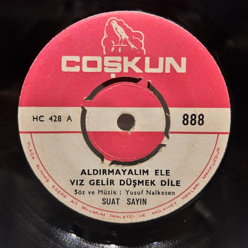 Suat Sayın ‎– Aldırmayalım Ele Vız Gelir Düşmek Dile / Zalimin Zulmü Varsa Mazlumun Allahı Var 45LİK