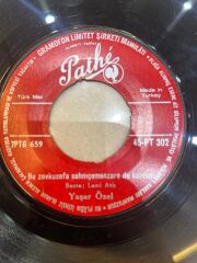 Yaşar Özel – Bu Son Şarkımda Sen Varsın / Bu Zevkusafa Sahnıçemenzare De Kalmaz DÖNEM 45LİK