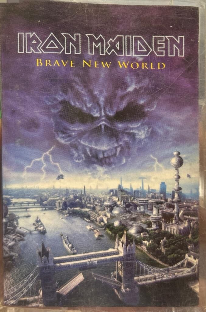KASET Iron Maiden ‎– Brave New World 2000 AVRUPA BASKI KASET