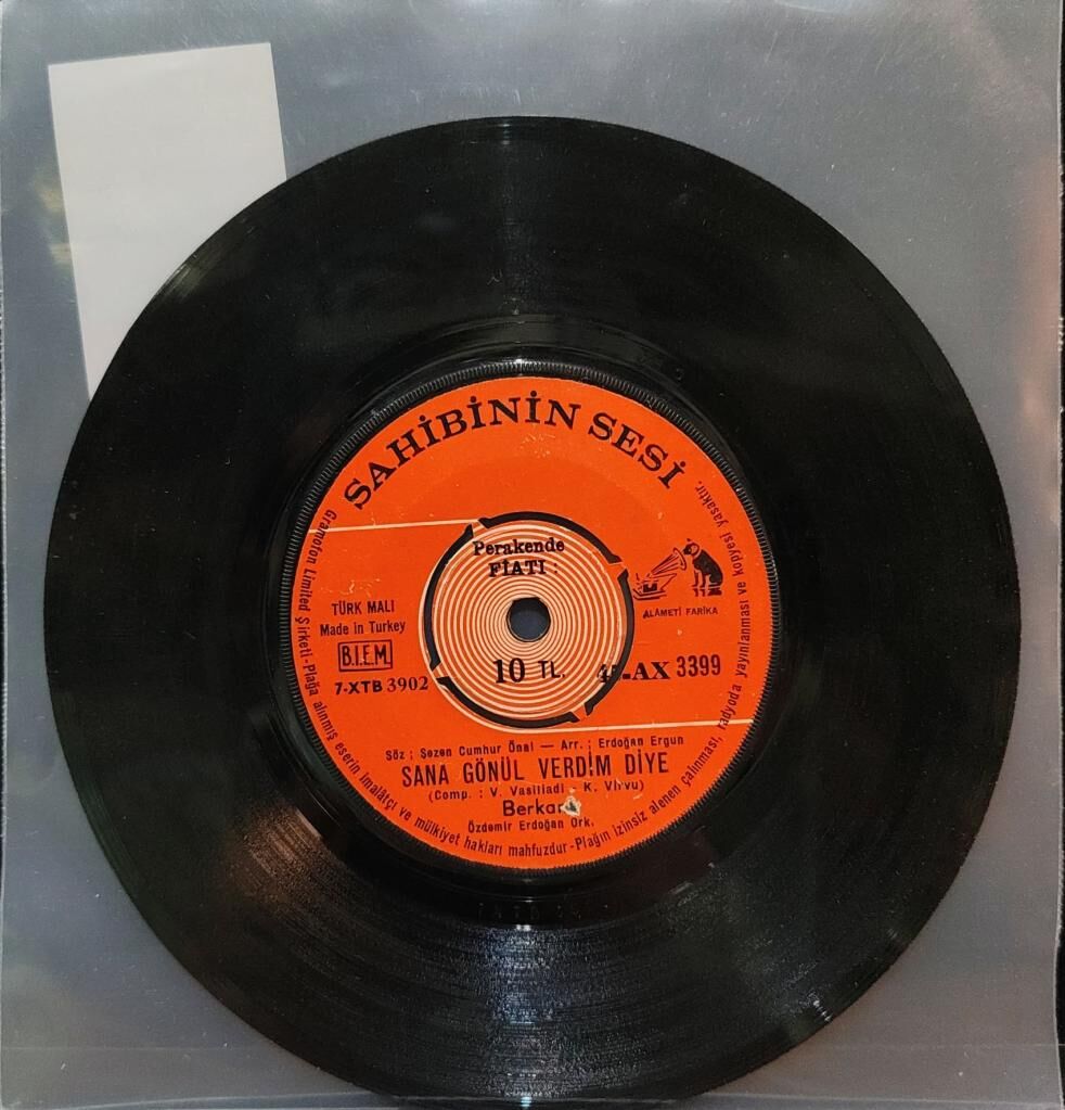 Berkant – Sana Gönül Verdim Diye / Değişmeyen Ne Kaldı? 45'lik