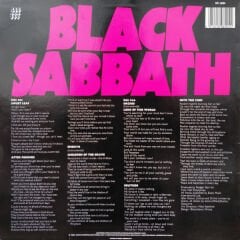 Black Sabbath – Master of Reality