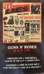 KASET Guns N' Roses – G N' R Lies 1989 BASKI KASET