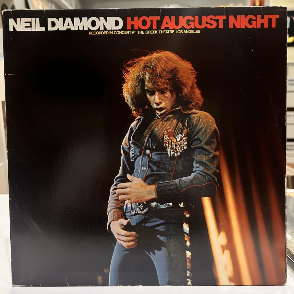 Neil Diamond ‎– Hot August Night 1980 BASKI LP