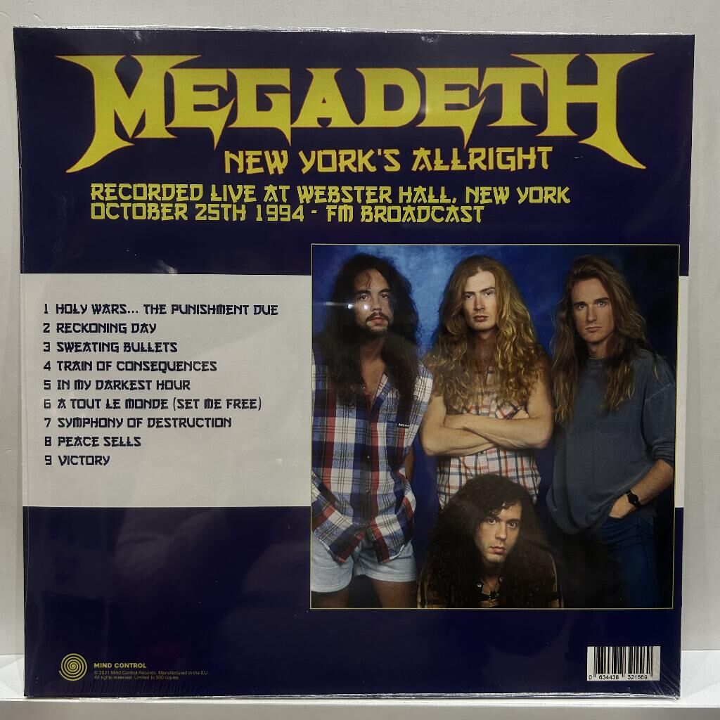 MEGADETH LONGPLAY