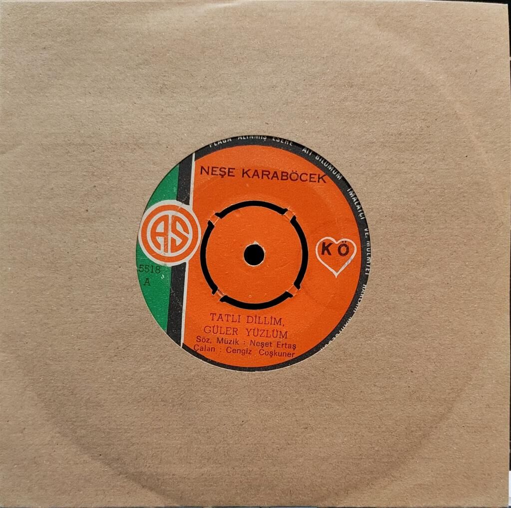 Neşe Karaböcek – Tatlı Dillim Güler Yüzlüm / Katip Arzuhalim Yaz Yare Böyle 45'lik