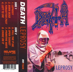 DİKKAT KASET !!! Death – Leprosy Kaset