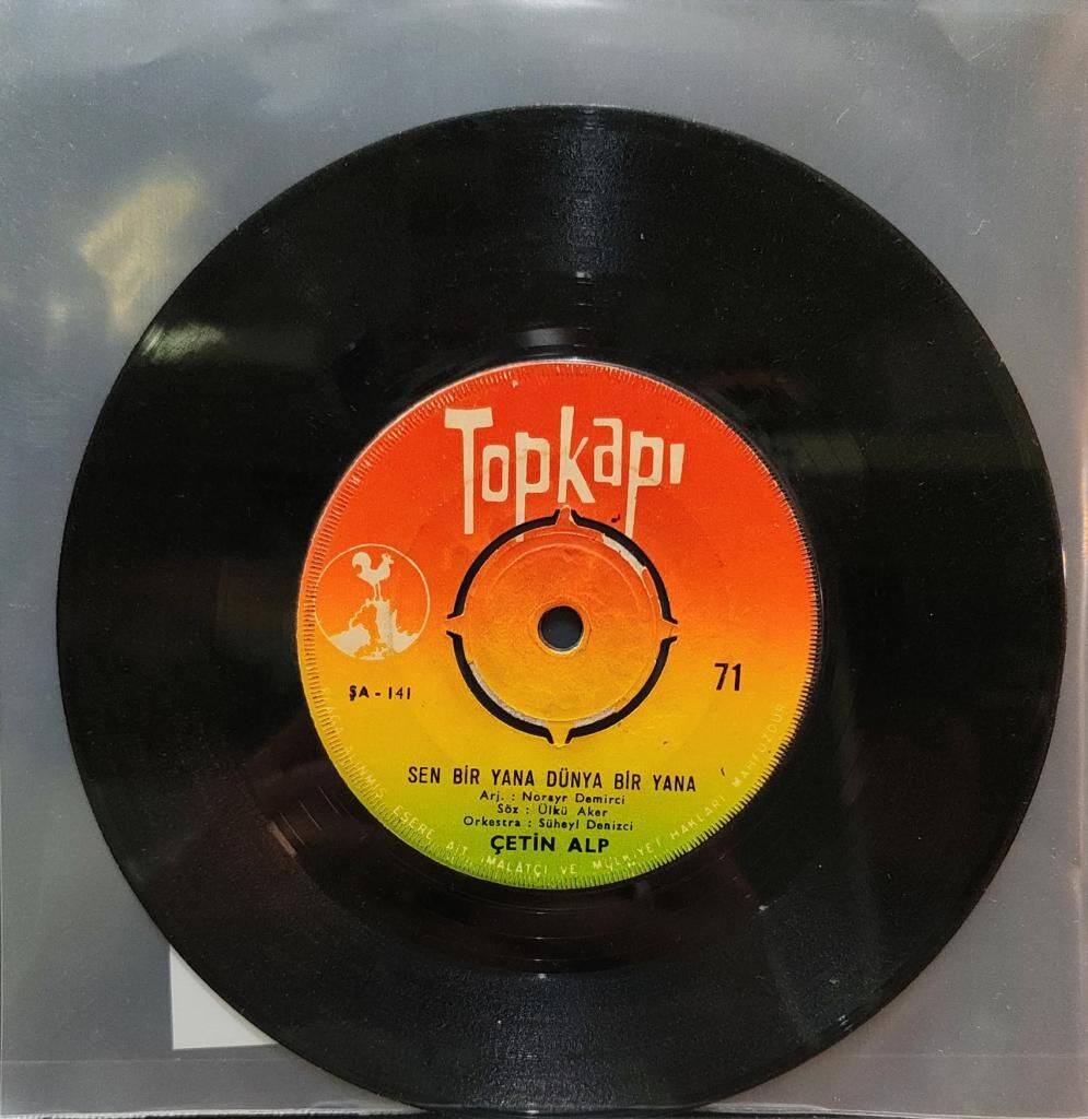 Çetin Alp – Her Şeyi Unutalım / Sen Bir Yana Dünya Bir Yana 45'lik