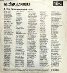 Wolfgang Amadeus Mozart- 24 Lieder