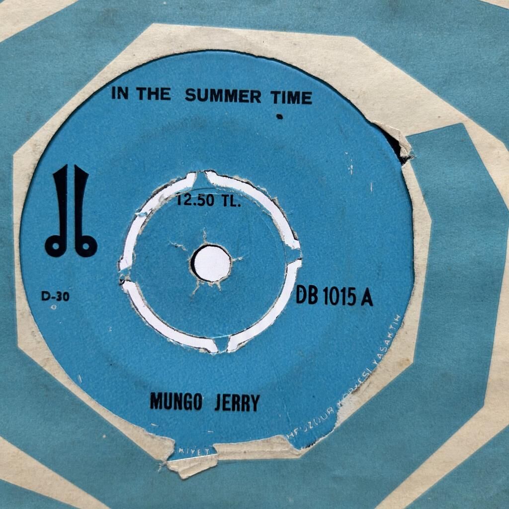 Mungo Jerry / Mr Bloe* ‎– In The Summer Time / Groovin' With Mr. Bloe 45LİK