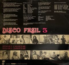 İstanbul Çalgıcıları, İstanbul Şarkıcıları Disco Fasıl 3 - 1979 Baskı LP