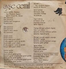 Ayşe Cemil – Daha Güzel Olmalı (Kırmızı Güller) / Selam 45'lik