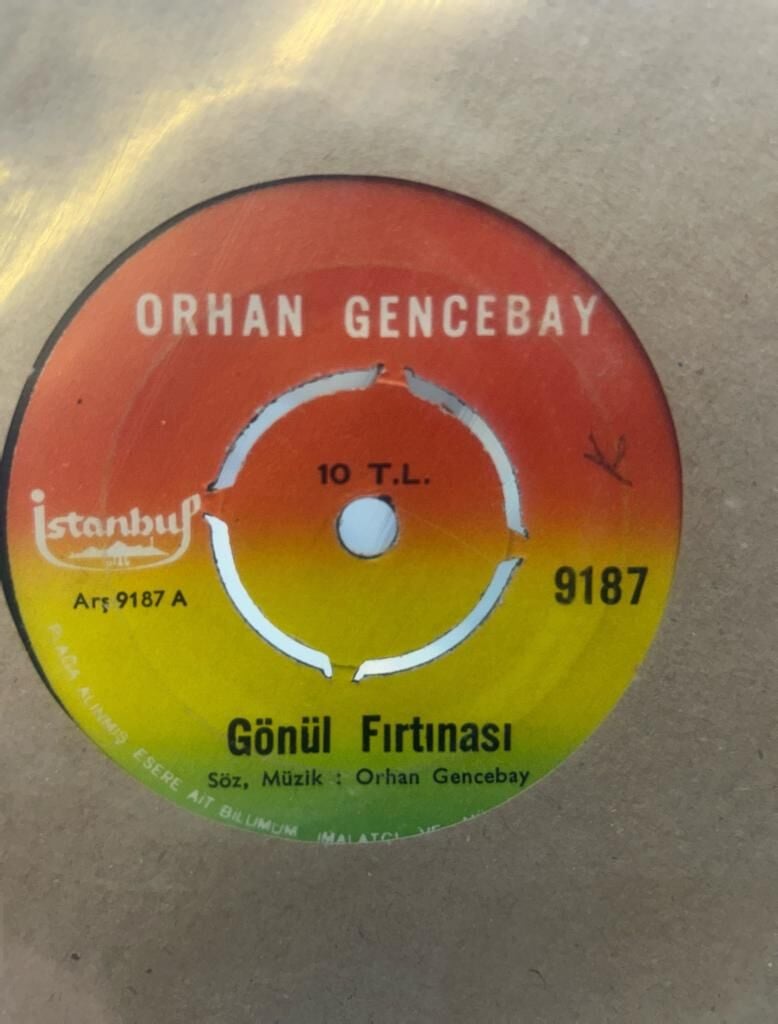 Orhan Gencebay – Gönül Fırtınası / Severek Ayrılalım 1971 BASKI 45LİK