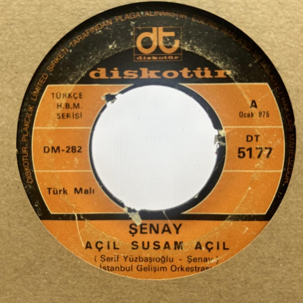 Şenay ‎– Açıl Susam Açıl / Ve Ağlıyorum 45LİK