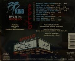 DİKKAT MÜZİK CD'SİDİR B.B. King – Live At The Apollo 1991 BASKI CD