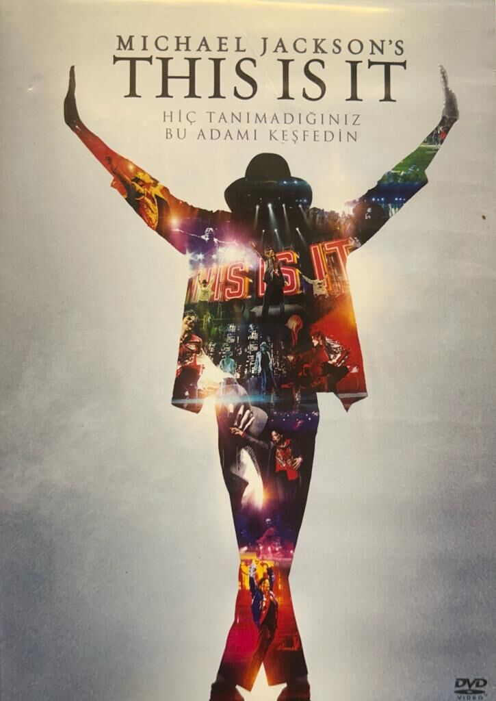 DİKKAT DVD Michael Jackson ‎– This Is It 2015 BASKI DVD