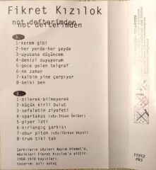 Fikret Kızılok – Not Defterimden