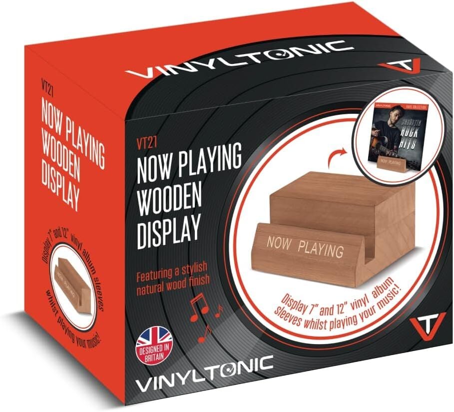 Vinyl Tonic Now Playing Ahşap Stand VT21