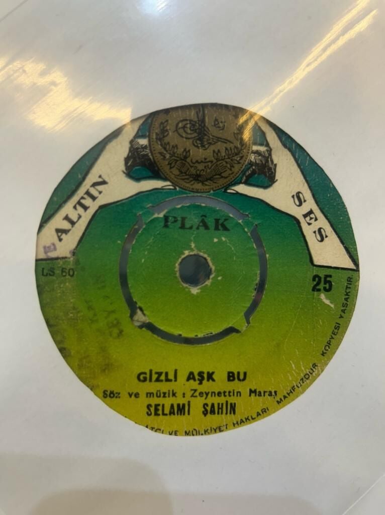 Selami Şahin ‎– İnleyen Nağmeler / Gizli Aşk Bu 1960LAR BASKI 45LİK