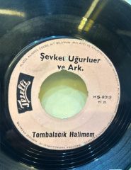 Şevket Uğurluer Ve Ark. ‎– Tombalacık Halimem / Darıldın Mı Cicim Bana 1963 BASKI 45LİK