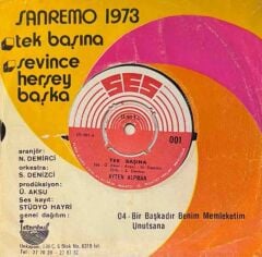 Ayten Alpman – Tek Başına / Sevince Her Şey Başka 45'lik