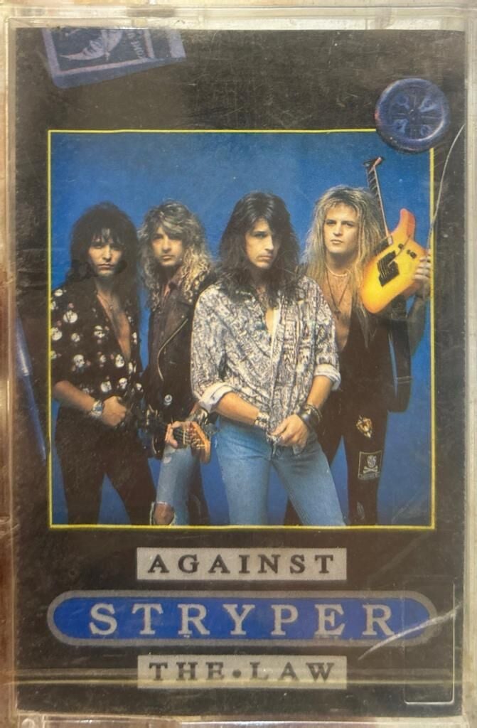 KASET Stryper ‎– Against The Law 1990 BASKI KASET