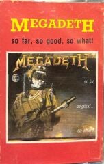 KASET Megadeth ‎– So Far, So Good... So What! 1988 BASKI KASET