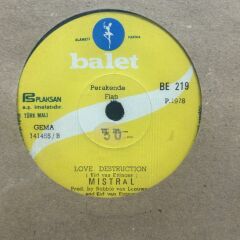 Mistral  ‎– Starship 109  / Love Destruction 45LİK