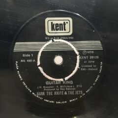 Hank The Knife & The Jets* ‎– Guitar King / Ghost Town 45LİK
