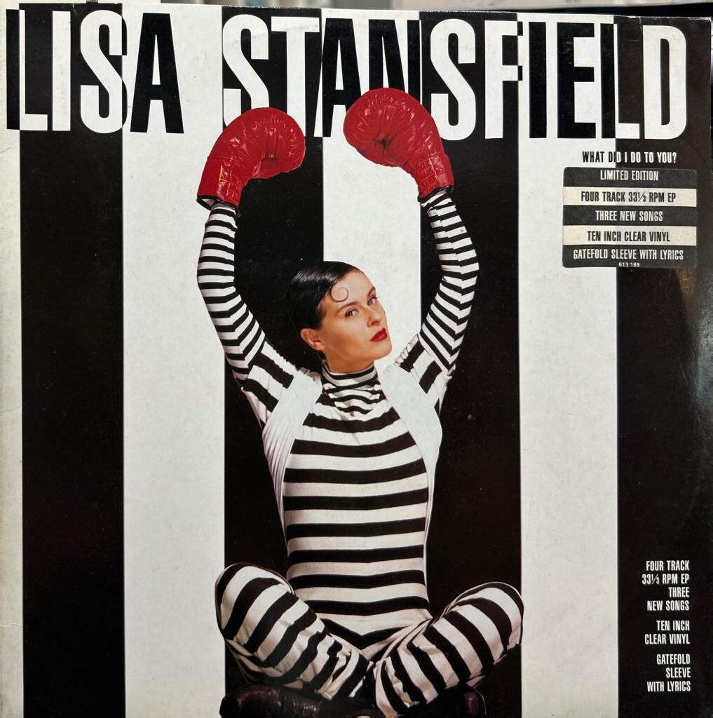 Lisa Stansfield – What Did I Do To You? 1990 Baskı Limited Ed EP Plak