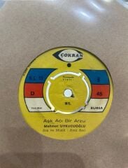 Mehmet Uykucuoğlu - Sönmez artık Yüreğimde yanan bu Sonsuz Ateş/Aşk Acı bir Arzu 45lik