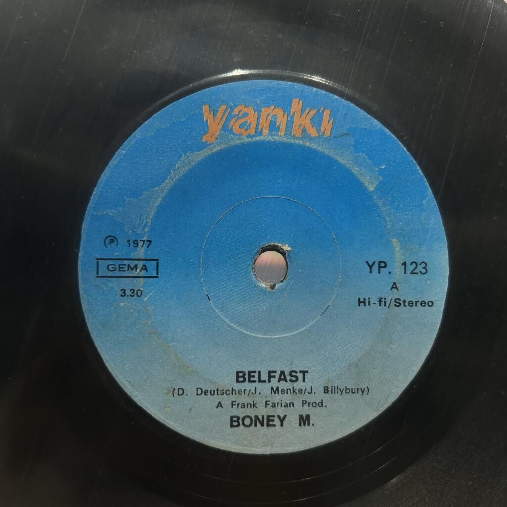 Boney M. ‎– Belfast / Plantation Boy 45LİK