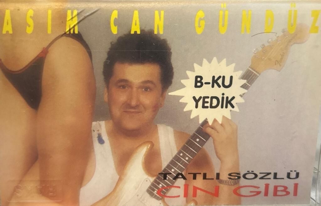 KASET Asım Can Gündüz – Anasının Gözü / Cin Gibi / B-Ku Yedik 1991 BASKI KASET