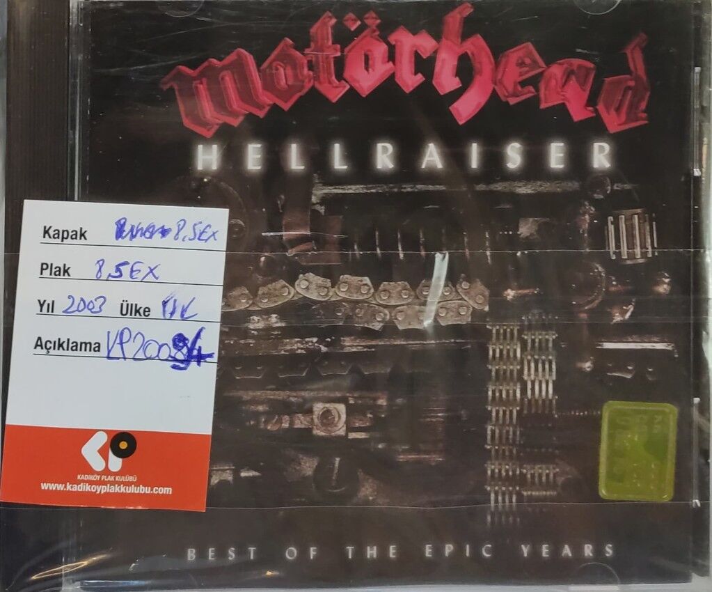 DİKKAT CD !!! Motörhead – Hellraiser - Best Of The Epic Years CD