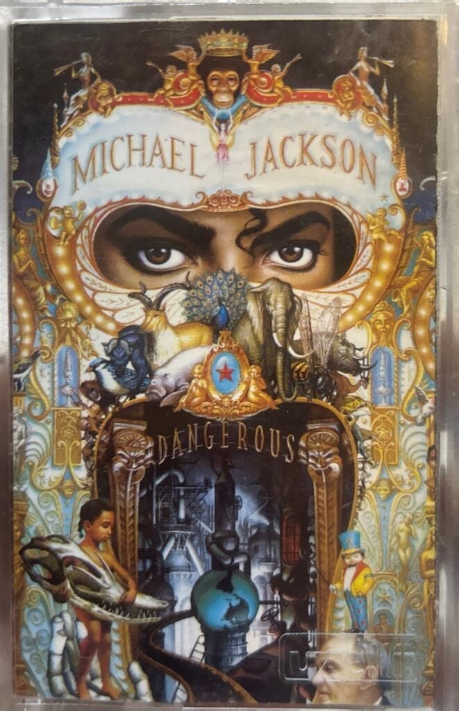 KASET Michael Jackson ‎– Dangerous 1991 BASKI KASET