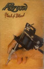 KASET Poison  – Flesh & Blood 1990 BASKI KASET
