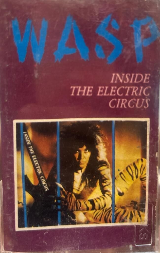 KASET W.A.S.P. ‎– Inside The Electric Circus 1987 BASKI KASET
