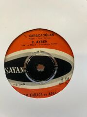 Cem Karaca Ve Apaşlar – Emrah 7'', 45 RPM, 4 ŞARKILI 1967 BASKI EP PLAK