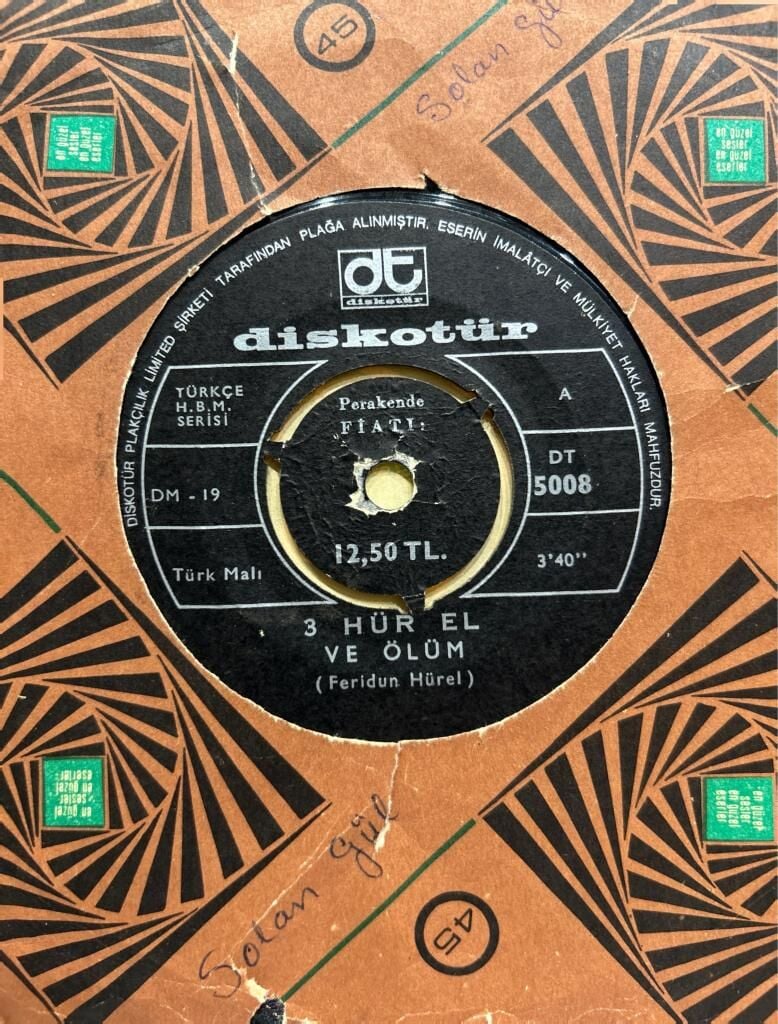 3 Hür-El ‎– Ve Ölüm / Şeytan Bunun Neresinde? 1970 BASKI 45LİK