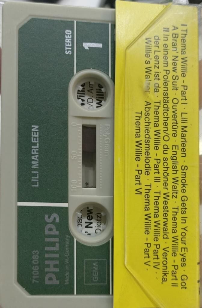 Peer Raben – Lili Marleen - Die Musik Zum Film Von Rainer Werner Fassbinder Kaset