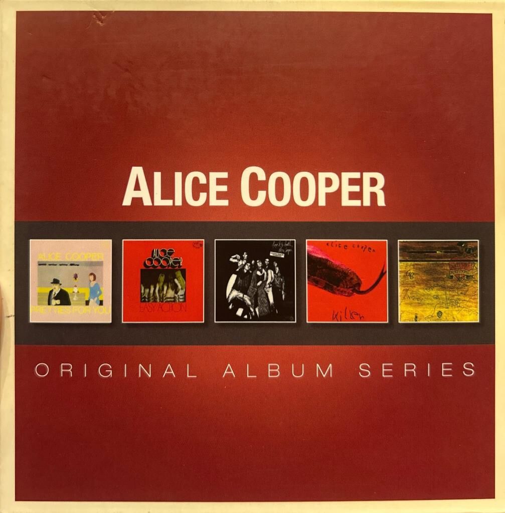 DİKKAT CD Alice Cooper – Original Album Series 5 CD BOX SET