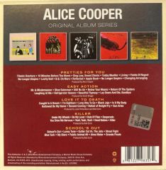 DİKKAT CD Alice Cooper – Original Album Series 5 CD BOX SET