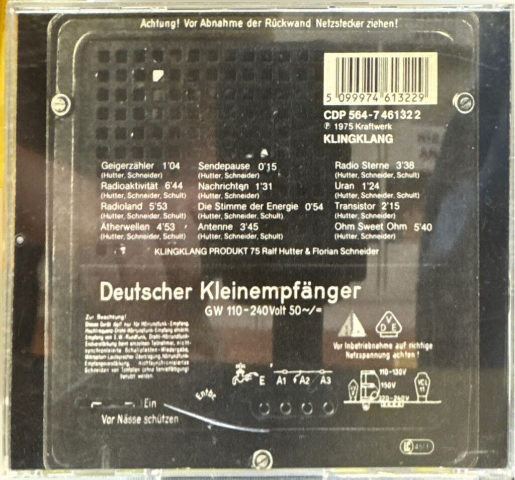 DİKKAT CD !!! Kraftwerk – Radio-Aktivität CD