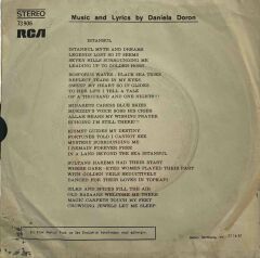 45'lik Daniela Doron – İstanbul / Plant Your Fields